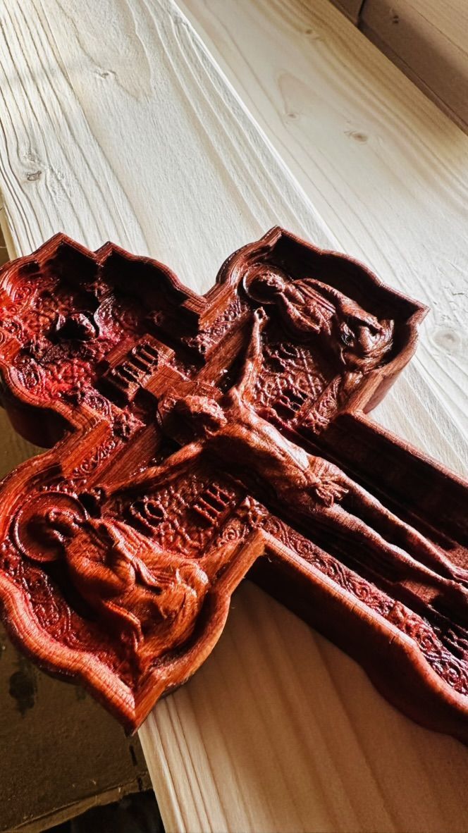 Крест православный из Ярры с бортом