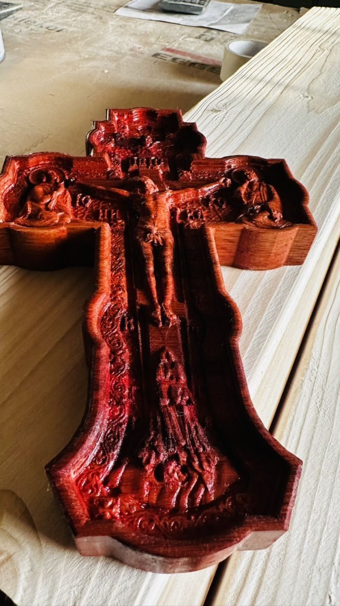 Крест православный из Ярры с бортом